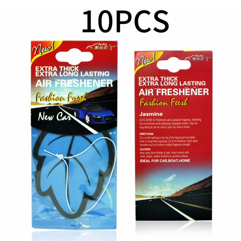 Home Fragrance Vanilla - 10PCS Auto Luchtverfrisser Natuurlijke Geurende Jasmijn