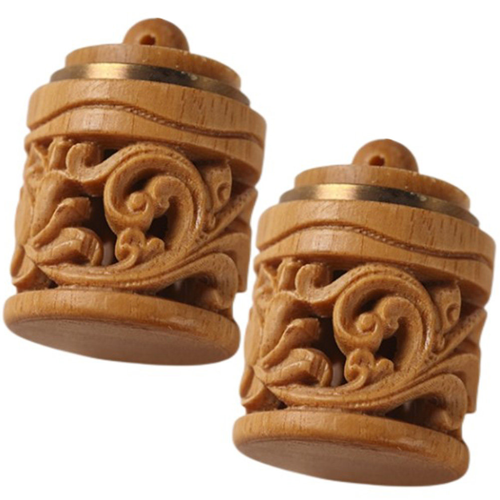 Aroma Bead Sachet - 2 stuks gesneden houten aromakralen zakje