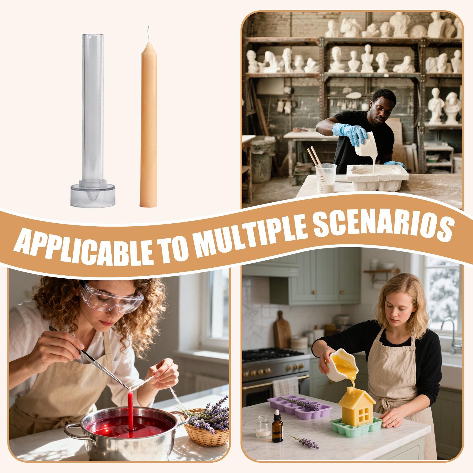 Beeswax Taper Candle - Kaarsvorm Taper Bijenwas Kaarsen maken Mold