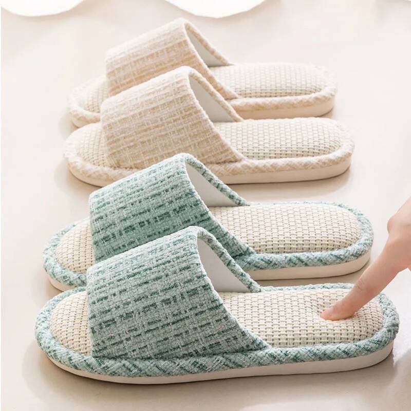 Home Fragrance Linen - Damesslippers Zomer Nieuwe Japanse Linnen Slippers