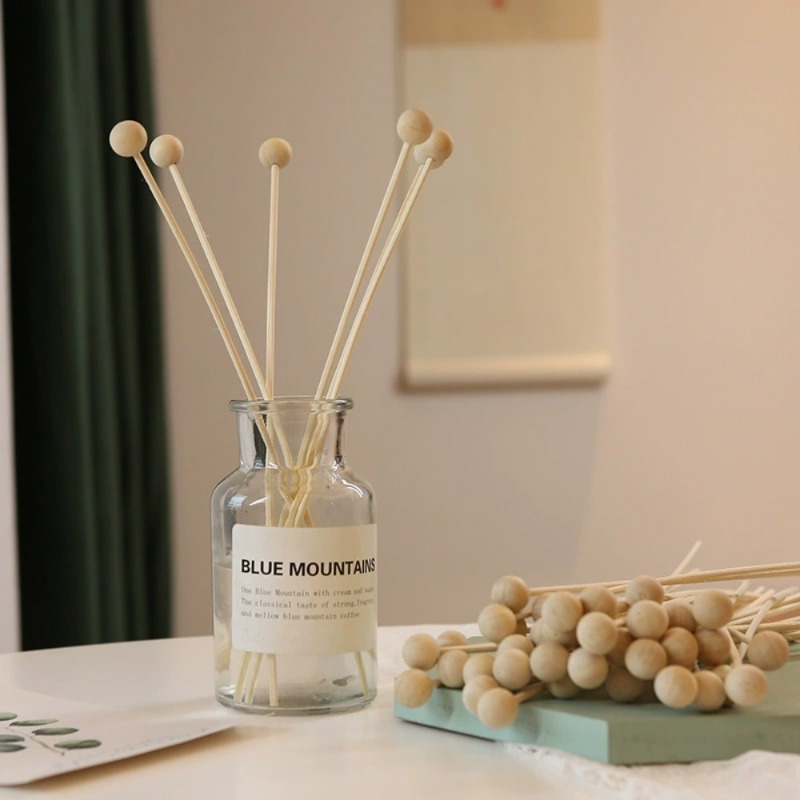 Home Fragrance Diffuser Sticks - 30 stks/partij Vuurloze Houten Bal Aroma