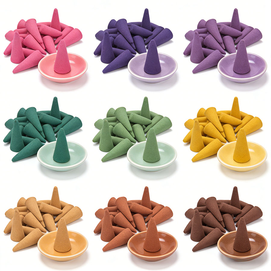 Home Fragrance Vanilla - Gemengde wierookkegels en -korrels, langdurige geur