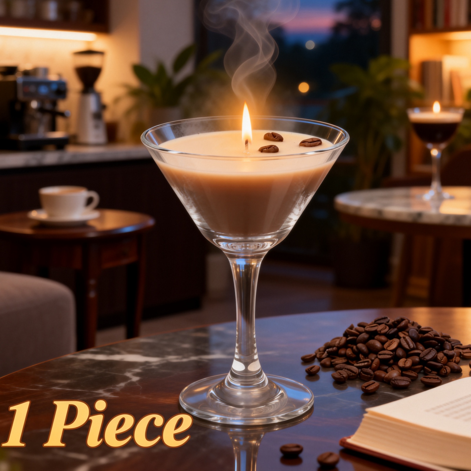 Beeswax Taper Candle - 1Pc Geurkaarsen Espresso Martini Kaars Decoratieve