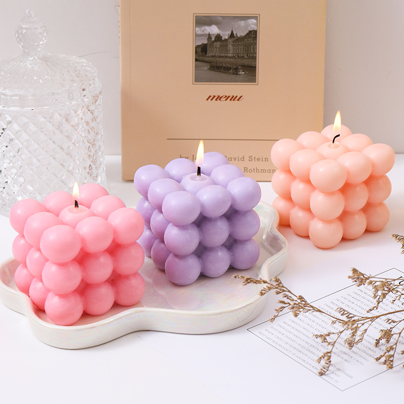 Stijlvolle kubusvormige geurka - Home Fragrance Scented Candle recensie en prijs