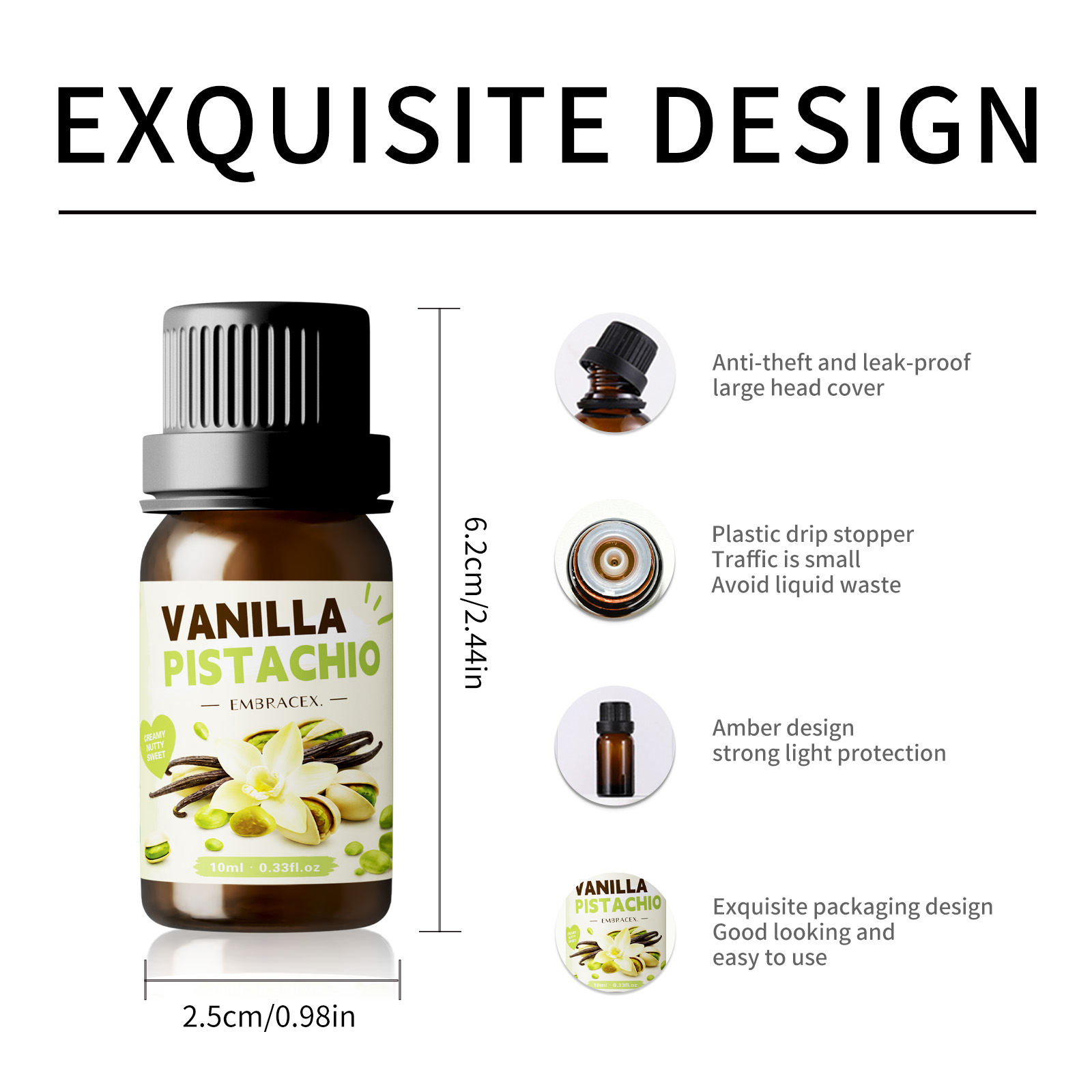 10ml Vanille-Pistache Essentië - Home Fragrance Vanilla recensie en prijs