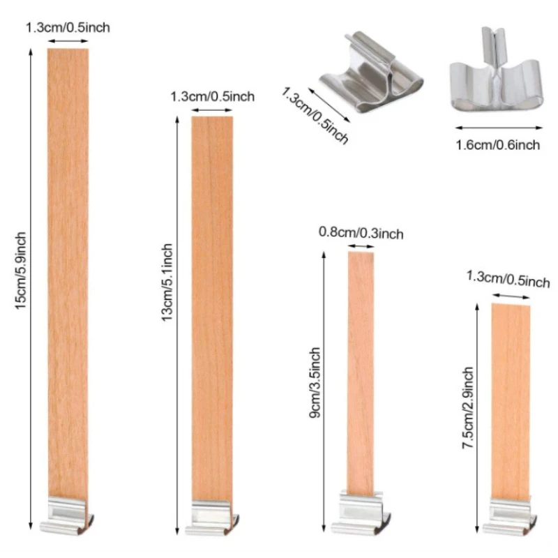 30 Stuks Hoge Kwaliteit Houten - Beeswax Taper Candle recensie en prijs