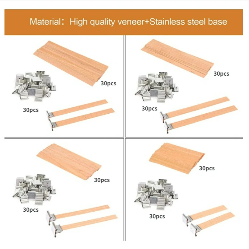 30 Stuks Hoge Kwaliteit Houten - Beeswax Taper Candle recensie en prijs