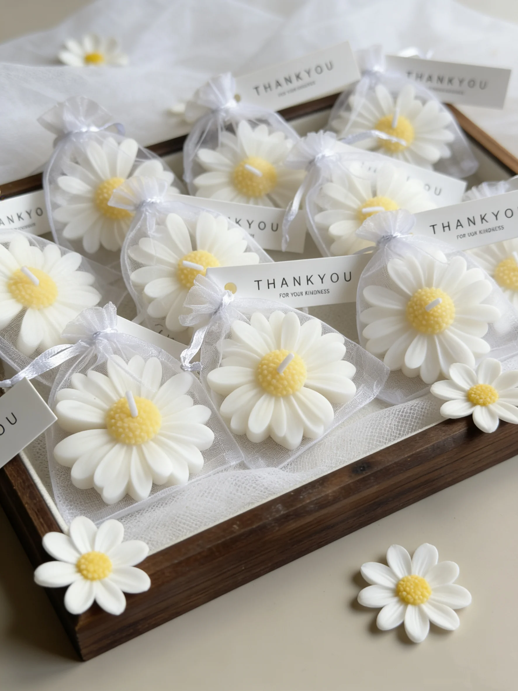 yes1pc/5pcs/10pcs Daisy Shaped - Home Fragrance Scented Candle recensie en prijs