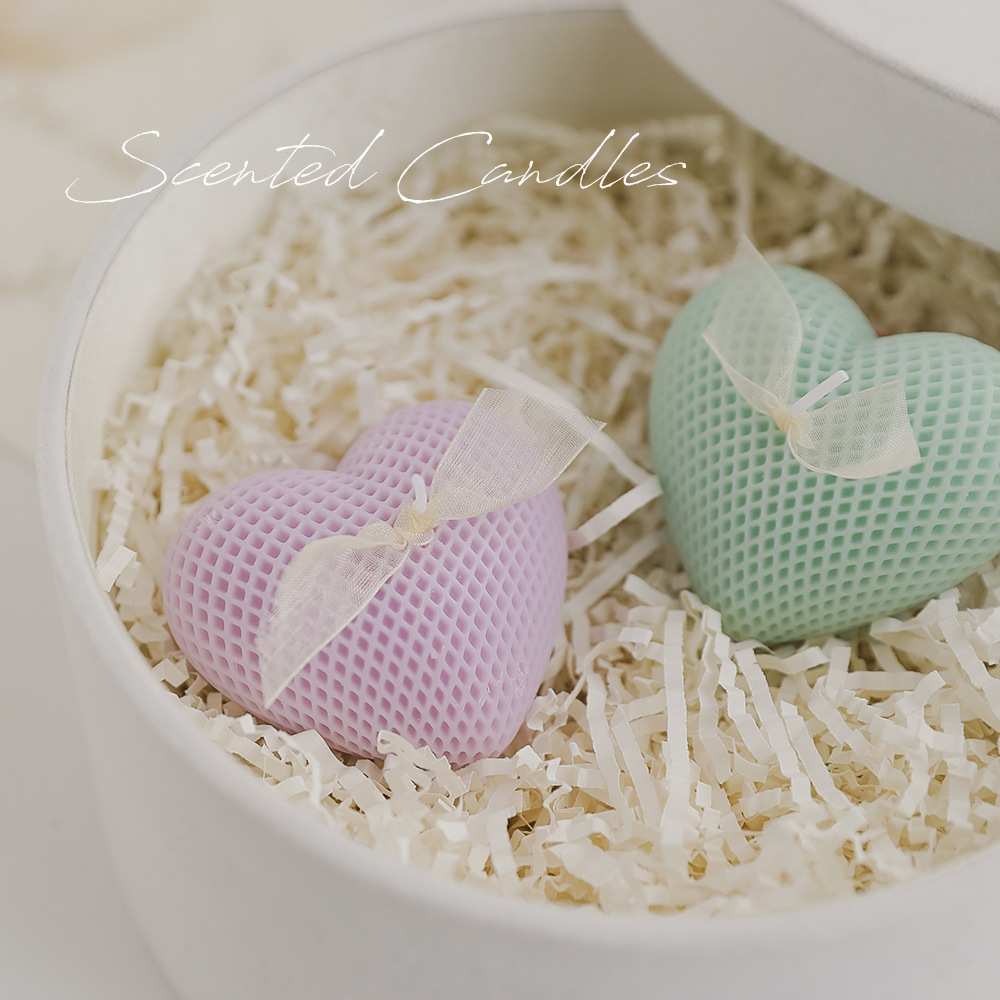 Geurkaars in hartvorm voor Val - Home Fragrance Scented Candle recensie en prijs
