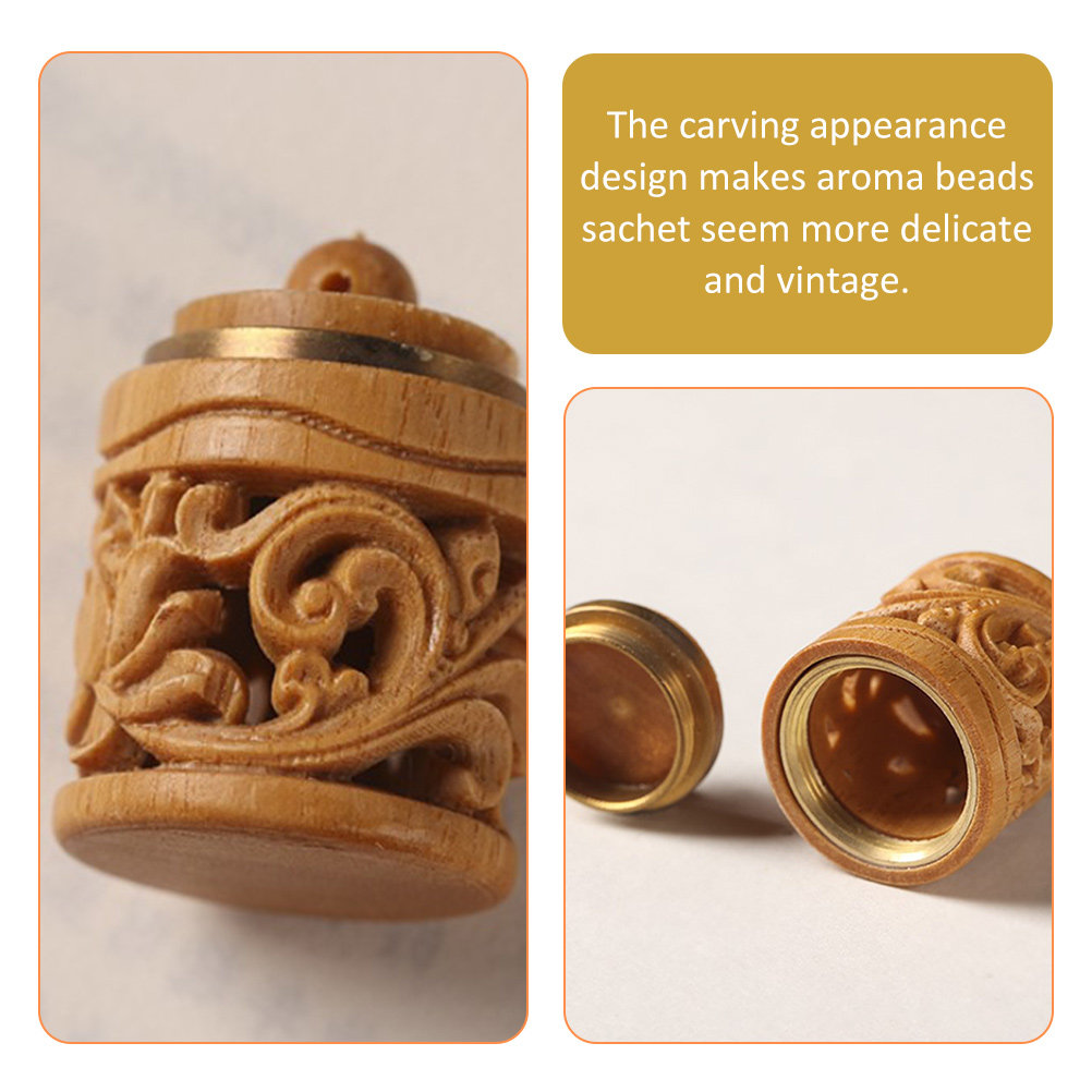 2 stuks gesneden houten aromak - Aroma Bead Sachet recensie en prijs