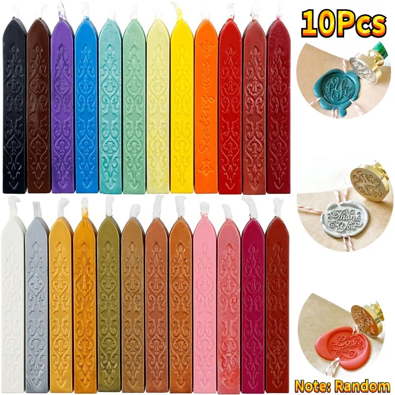 10Pcs Sealing Wax Sticks Color - Beeswax Taper Candle recensie en prijs