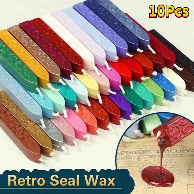10Pcs Sealing Wax Sticks Color - Beeswax Taper Candle recensie en prijs