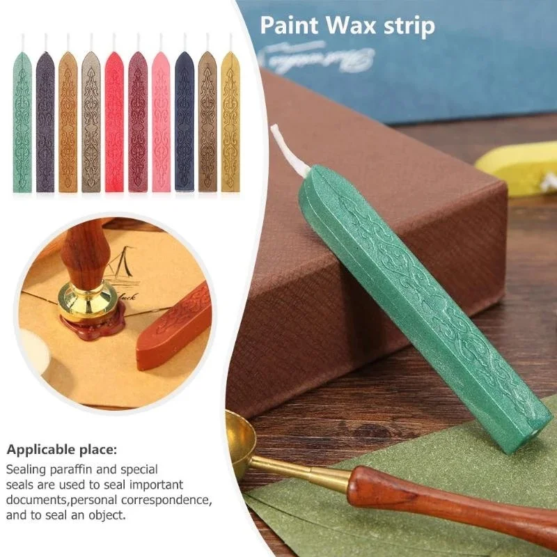 10Pcs Sealing Wax Sticks Color - Beeswax Taper Candle recensie en prijs