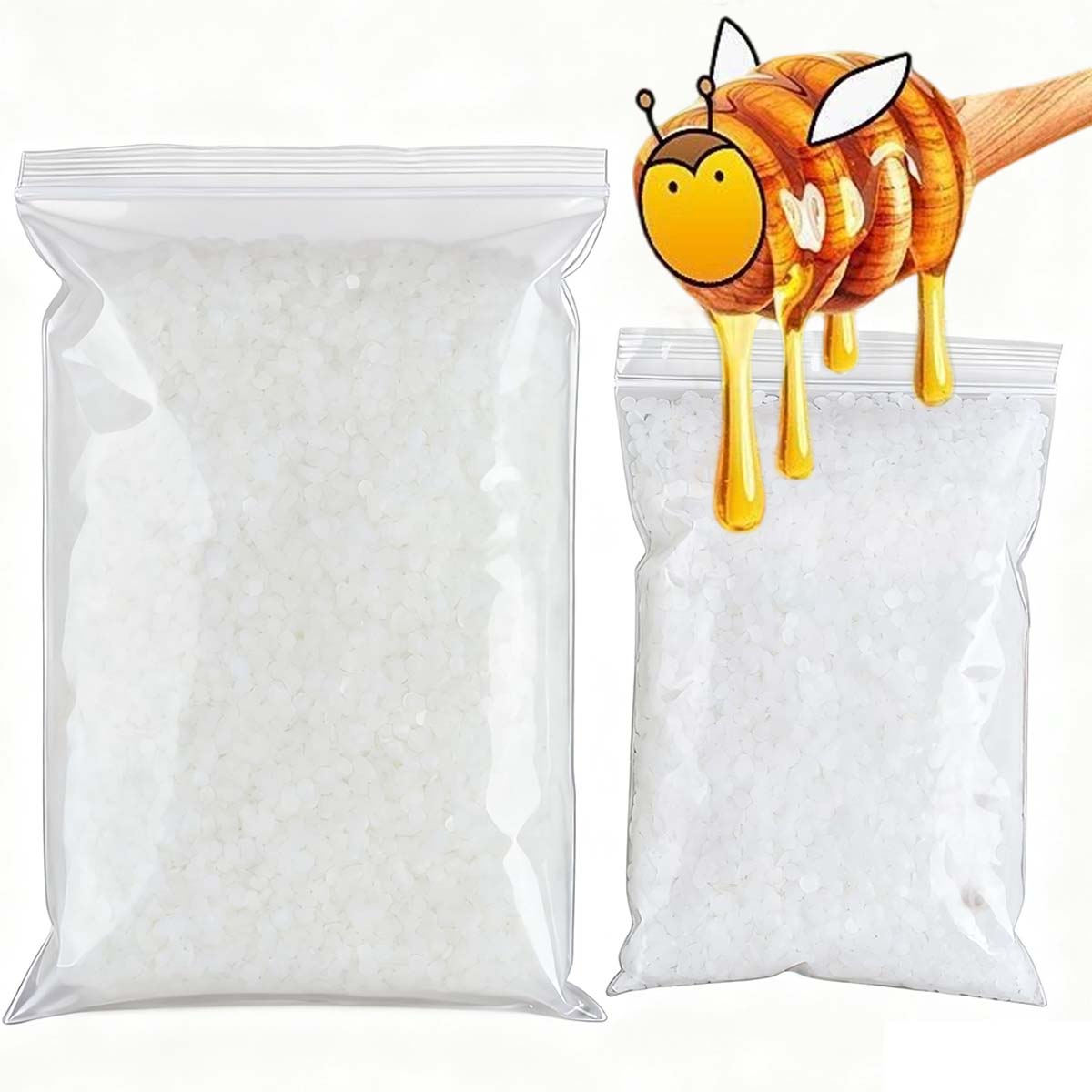 200g-1000g Witte Bijenwas Puur - Beeswax Taper Candle recensie en prijs