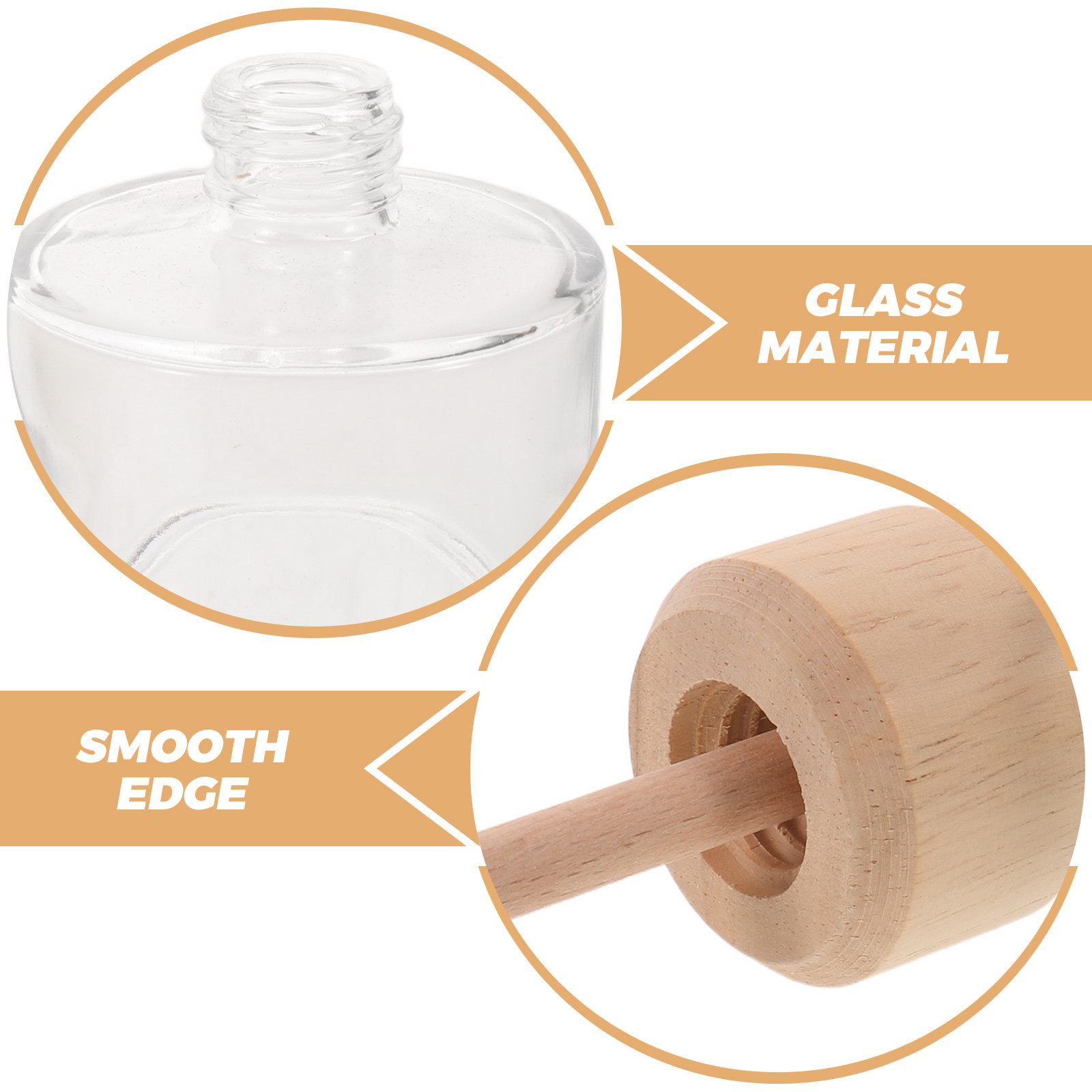 2 stuks doorzichtige glazen ri - Home Fragrance Oils For Diffusers recensie en prijs